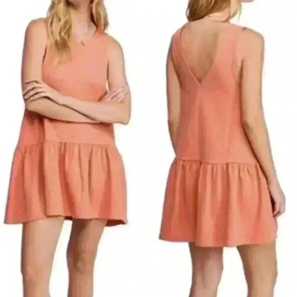 Free People Easy Street Mini Dress Size XS Color Orange